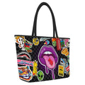 Sprayground Lips Smack Down Tote T7890