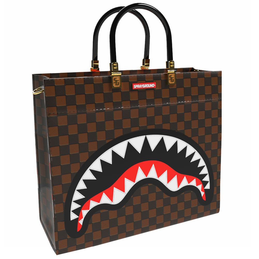 Sprayground Sawtooth Sharks in Paris Tortuga Tote T7842